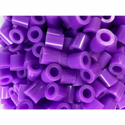 アイロンビーズ 補充用 単色 5mm 約1000粒 おすすめ 紫