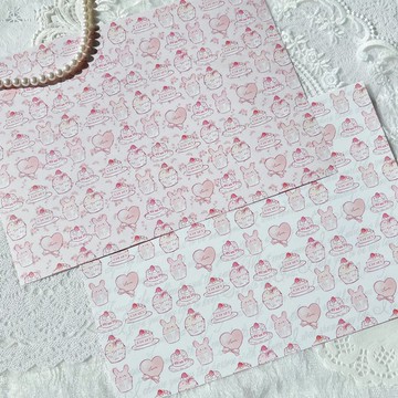 Valentine sweets design paper