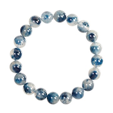 【正佳珠寶】藍草莓晶 高品巧色藍草莓籽 9.4-9.8mm 藍草莓晶手珠