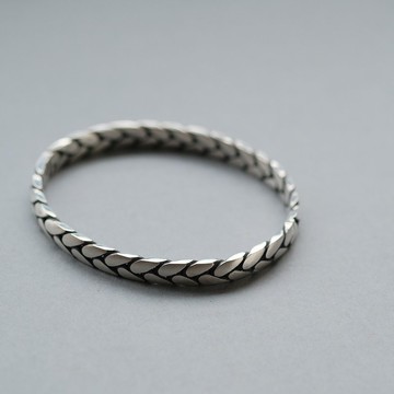 繩結 手鐲 925銀 男士  وجدت