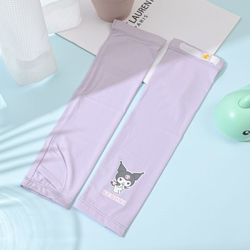 酷洛米童涼感指洞袖套-紫