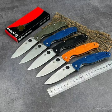 蜘蛛c142戶外折刀Spyderco露營釣魚便攜式折疊刀荒野求生高硬度 SDKI