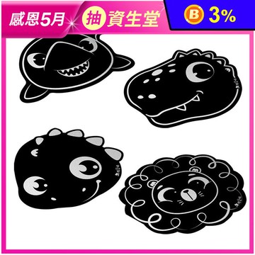 【JP嚴選-捷仕特】萌萌獸軟式珪藻土浴室吸水止滑墊