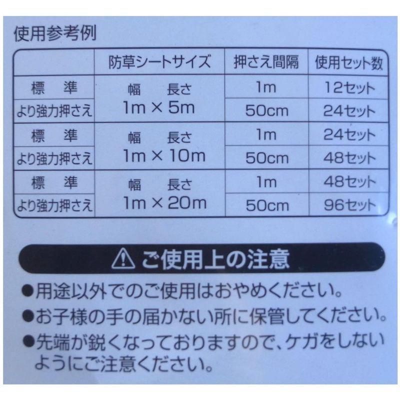 ミネ 超強力タイプ 防草シートおさえ 入り