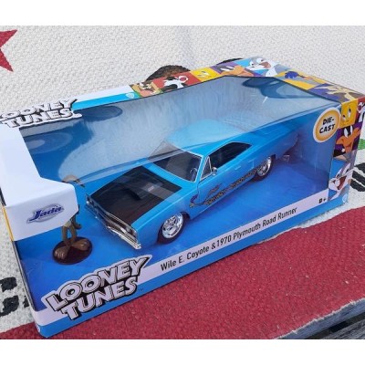 JADA 1/24 ルーニーチューンズ ワイリーコヨーテ 1970 Plymouth Road