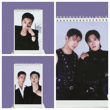 ⭐韓國代購正版⭐2U東方神起TVXQ沈昌珉x鄭允浩2025年2026檯曆日曆月桌面擺臺裝飾
