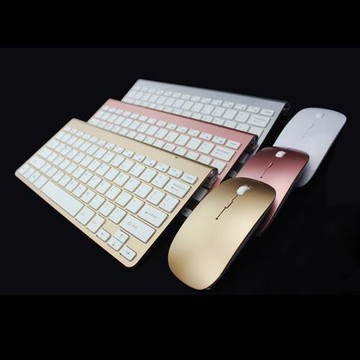 2.4G無線鍵鼠套裝 靜音商務辦公鍵盤鼠標 時尚禮品鍵鼠套裝現貨