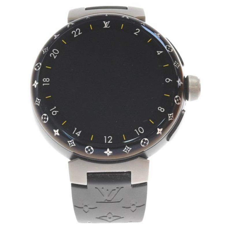 タンブール ホライゾン ライト・アップ マットブラック LOUIS VUITTON