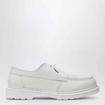White loafer MM6 X Dr. Martens