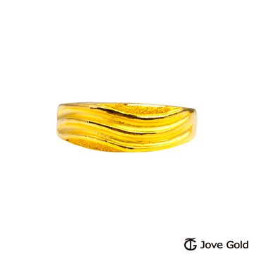 jove gold 漾金飾 濃情蜜意黃金男戒指
