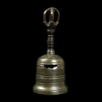 日本東密法器18-19世紀.金剛鈴(高12.5公分)