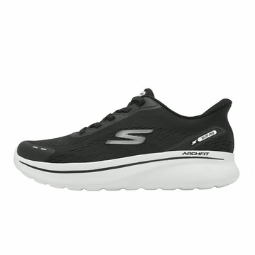 Skechers 休閒鞋 Go Walk Arch Fit N-Joy Slip-Ins 男鞋 黑 白 緩衝 健走鞋 217075BKW