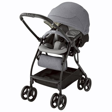 Aprica 愛普力卡 雙向自動四輪推車 RunRun 2129310  夢幻灰 GR