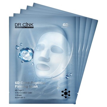 DR CiNK 達特聖克 超時空激光6D毒螺胜肽緊膚面膜  1組  5片