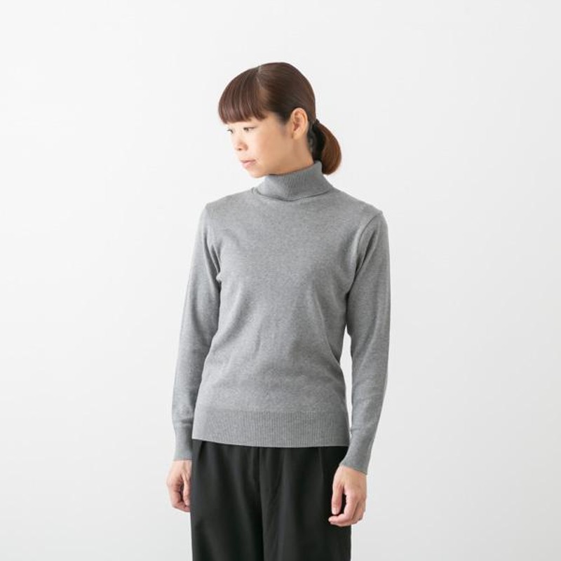 EVERYONE / タートルネックスウェット / ネイビー / L | labiela.com