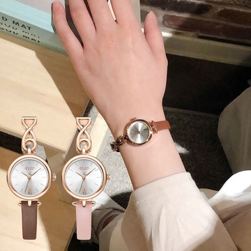 JULIUS 聚利時 無限旅程 真皮飾品秀氣腕錶 JA-1351