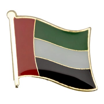 A-ONE 匯旺 阿拉伯聯合大公國國旗別針 金屬烤漆  彩色  1件