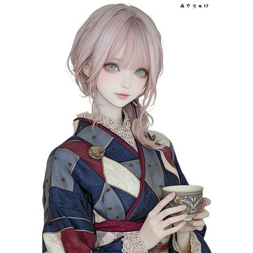 【9 月新品】07-144-0315 人物貼紙 幻想復古浪漫喫茶