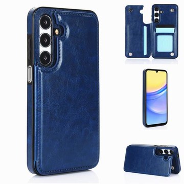 適用三星A55手機殼可插卡皮套放卡包零錢創意全包邊防摔GalaxyA54保護套A53A52A51公交門禁銀行卡槽商務簡約