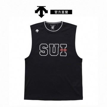 【DESCENTE 迪桑特】男士 網布無袖運動上衣 現貨