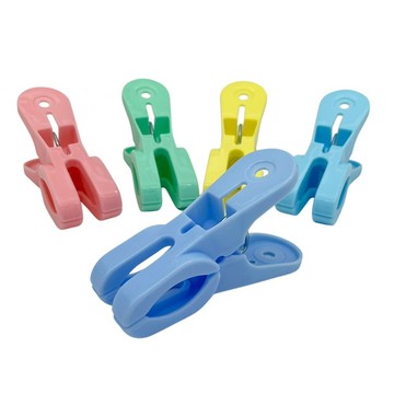 raccoon 浣熊 大物衣被夾/曬衣夾/大夾口 5個 強力夾 防風夾  多色  1組