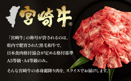 宮崎牛 ウデ モモ スライス セット 800g 赤身 霜降り肉 400g×2