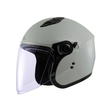 【專為小頭圍設計】SOL SO-12 素色 奶蓋灰  3/4罩安全帽