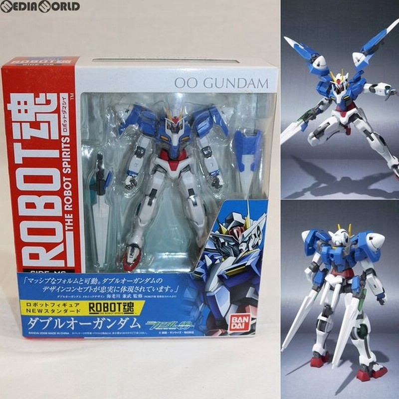 中古即納 Fig Robot魂 Side Ms ダブルオーガンダム 機動戦士ガンダム00 ダブルオー 完成品 可動フィギュア バンダイ 通販 Lineポイント最大0 5 Get Lineショッピング