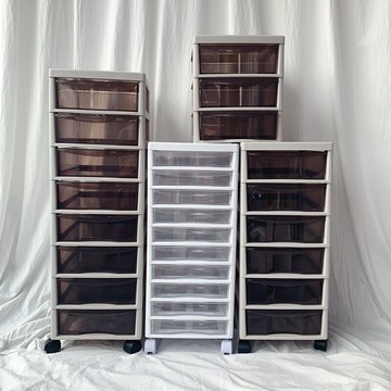 美甲推車 美甲工具車 移動推車 置物架 飾品甲油膠桌面收納盒 抽屜收納盒 美睫日式美甲收納推車