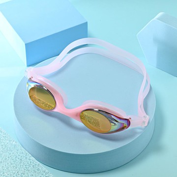 ISPEED多層膜專業泳鏡-粉