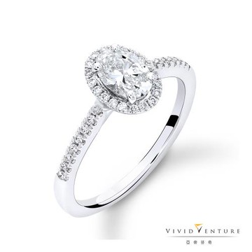亞帝芬奇 GIA 50分 DVS2 鑽石 戒指 同心 PT950鉑金台