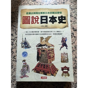 【168A-8】絕版📕七成新，《圖說日本史》，任德山，人類智庫，2012/12/10