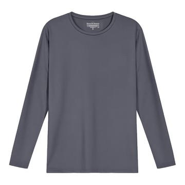 BOHRHOO ZeroFeel Spliced LS Tee 零感 拼接 速乾 長袖  M  深灰