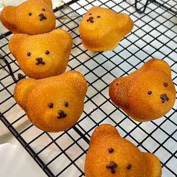 【經典原味馬德蓮】小熊造型・法式手工蛋糕・無添加・下午茶甜點