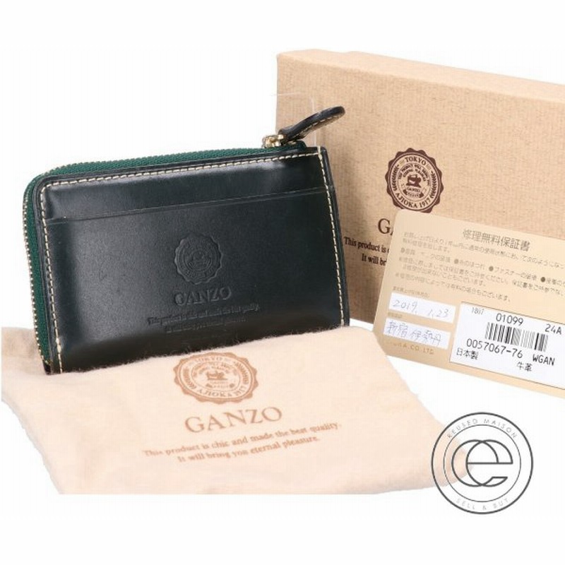 Ganzoガンゾ 76 Bridle Casualブライドルカジュアル Lファスナーカード入れ付き小銭入れ コインケース ブラック メンズ 通販 Lineポイント最大0 5 Get Lineショッピング