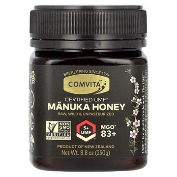 Comvita, 麥盧卡蜂蜜，認可 UMF 5+，MGO 83+，8.8 盎司（250 克）