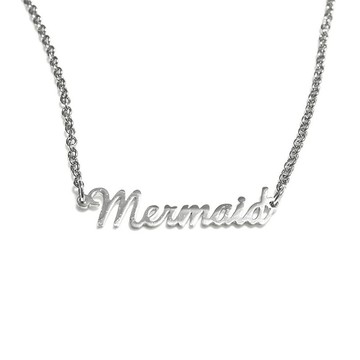 自定義名稱項鍊手擰式風格