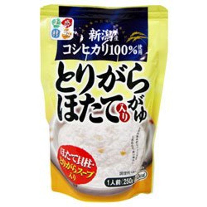 ヒカリ食品 こしひかり とりがら帆立がゆ 250gパウチ×24個入