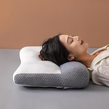 反牽引日式枕頭護頸椎助睡眠專用枕芯男家用一對整頭單人學生宿舍