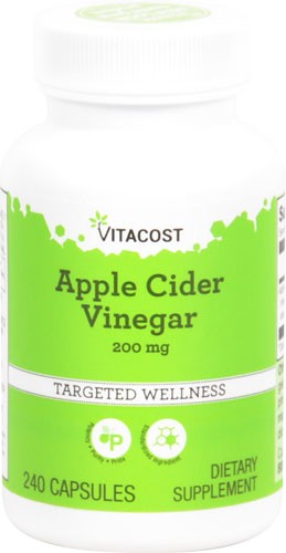 Vitacost Apple Cider Vinegar 200 mg - 240 Capsules