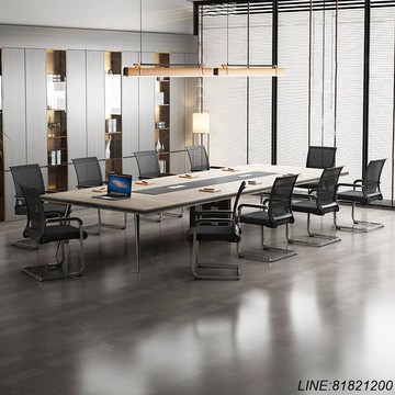 辦公家具 辦公桌椅 辦公櫃 經理桌 主管桌 職員桌 免運/開發票 辦公家具會議桌長桌簡約現代大型板式培訓桌長方形長條桌辦公桌椅 支持安裝 快速出貨