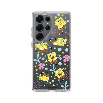Galaxy S25 Ultra Clear 透明 - 海綿寶寶 SpongeBob - 海綿寶寶百變表情