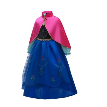 愛莎冰雪奇緣兒童安娜禮服公主裙