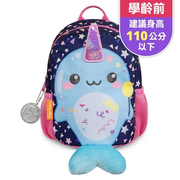 Tiger Family 抱抱好朋友3D幼兒背包-獨角鯨魚(適用於學齡前兒童)