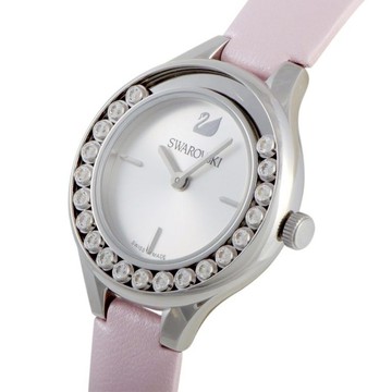 SWAROVSKI 施華洛世奇 Lovely Crystals Mini 女錶 太陽紋面 5376089 31mm  粉紅色 + 銀色