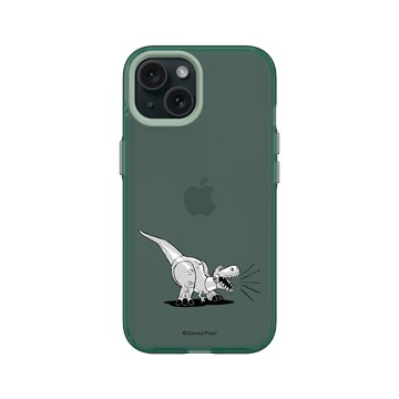 iPhone 15 Clear 憂墨綠 - 迪士尼-玩具總動員 Toy Story - Fast! 抱抱龍