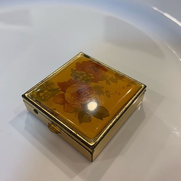 Vintage 花朵飾品盒