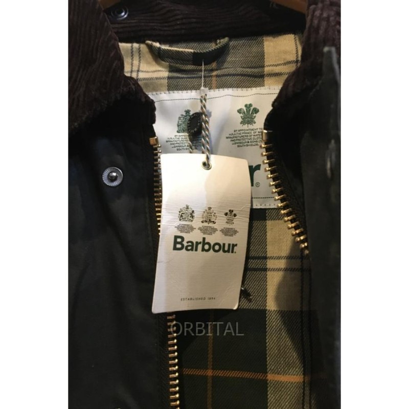 二子玉) Barbour バブアー 未使用 OS WAX BURGHLEY ワックスバーレー