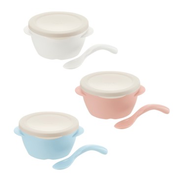 Richell 利其爾 TLI雙層可拆式不鏽鋼碗(附蓋)S-260ml(3色可選)