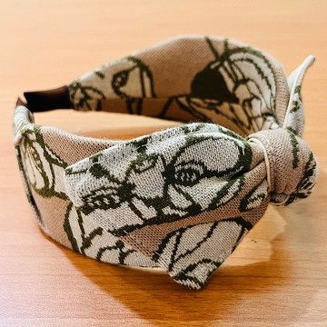 MOYA 寬版手工髮箍 醜貓貓